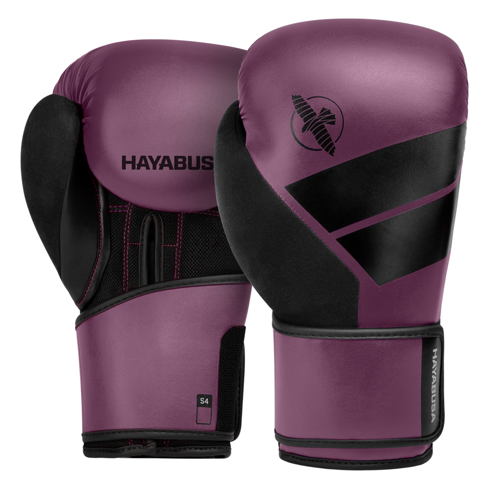 Hayabusa S4 Boxing Gloves - with Shock Absorbing Foam, Splinted Padding & Cool Lining