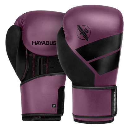 Hayabusa S4 Boxing Gloves - with Shock Absorbing Foam, Splinted Padding & Cool Lining