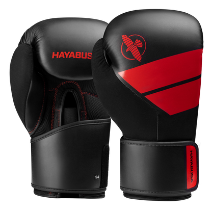 Hayabusa S4 Boxing Gloves - with Shock Absorbing Foam, Splinted Padding & Cool Lining