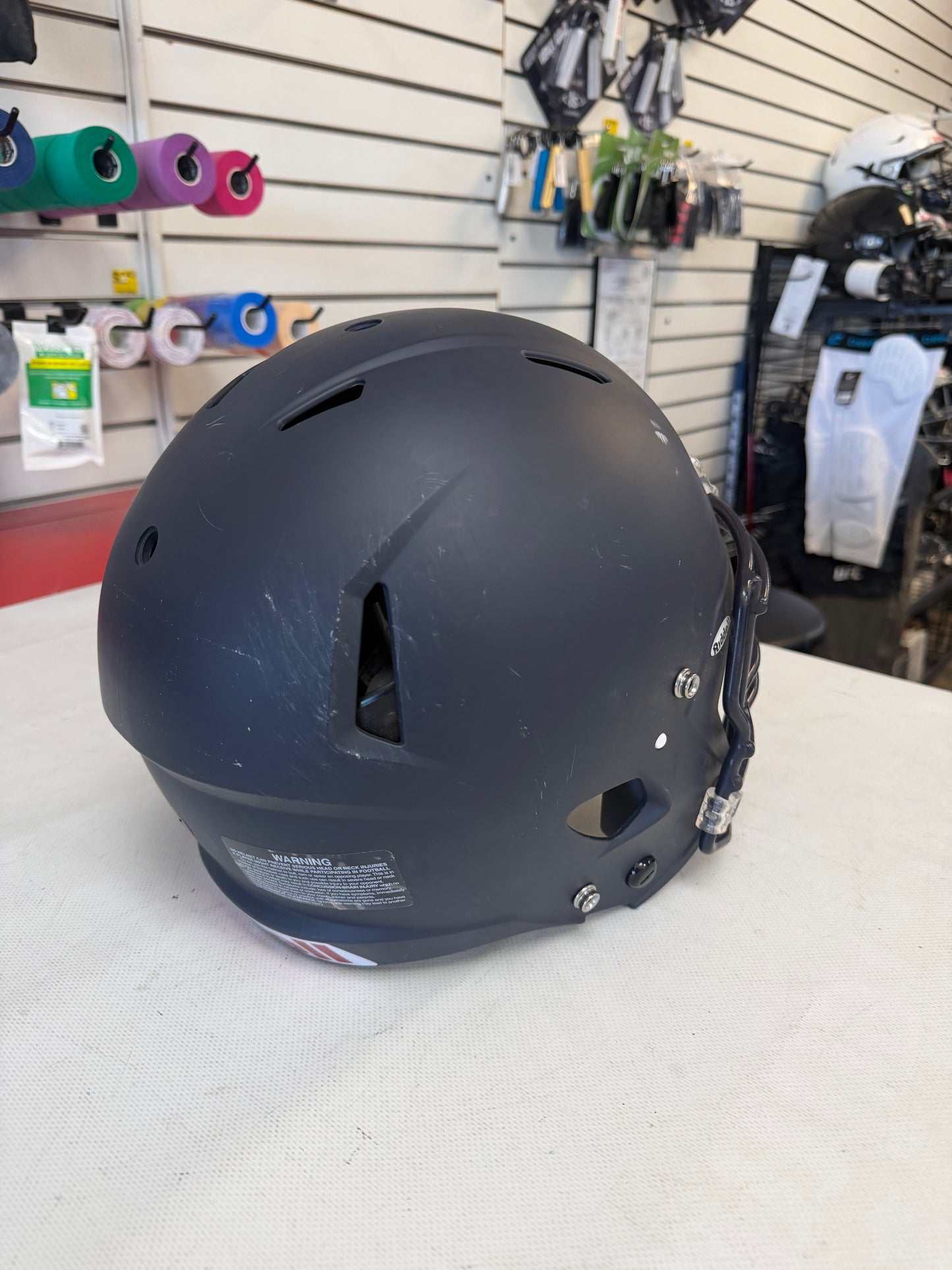 Riddell Victor-I Navy Blue size Lg/Xl Youth Football Helmet (used)