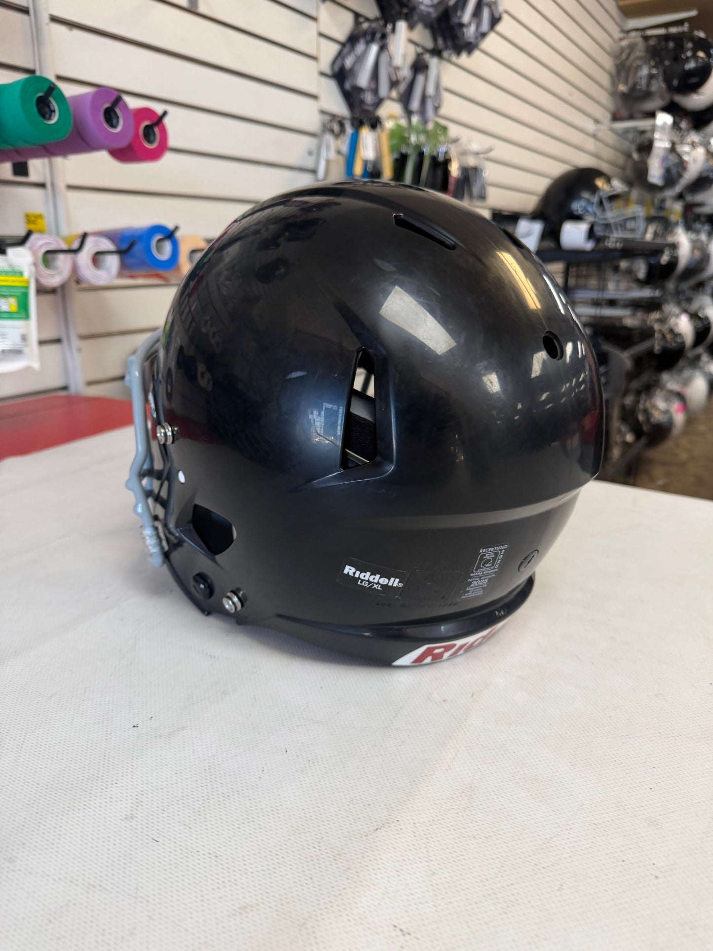 Riddell Victor-I Lg/Xl Black Football Helmet (used)