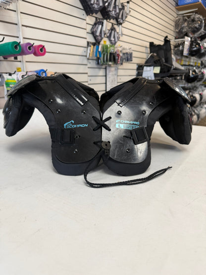 Champro Scorpion Shoulder Pads size Large (used)