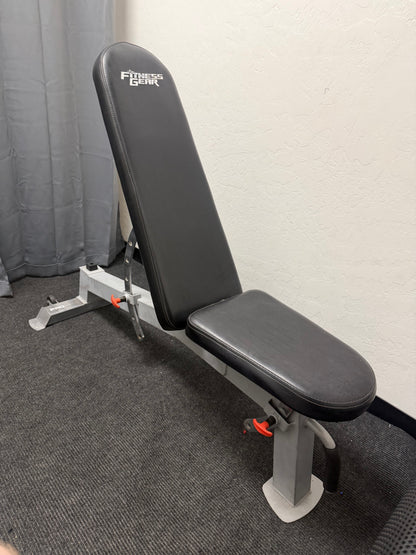 Fitness Gear adjustable weight bench (used)