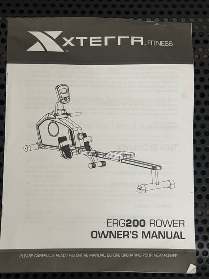 XTERRA Fitness ERG200 Folding Magnetic Resistance Rower (used)