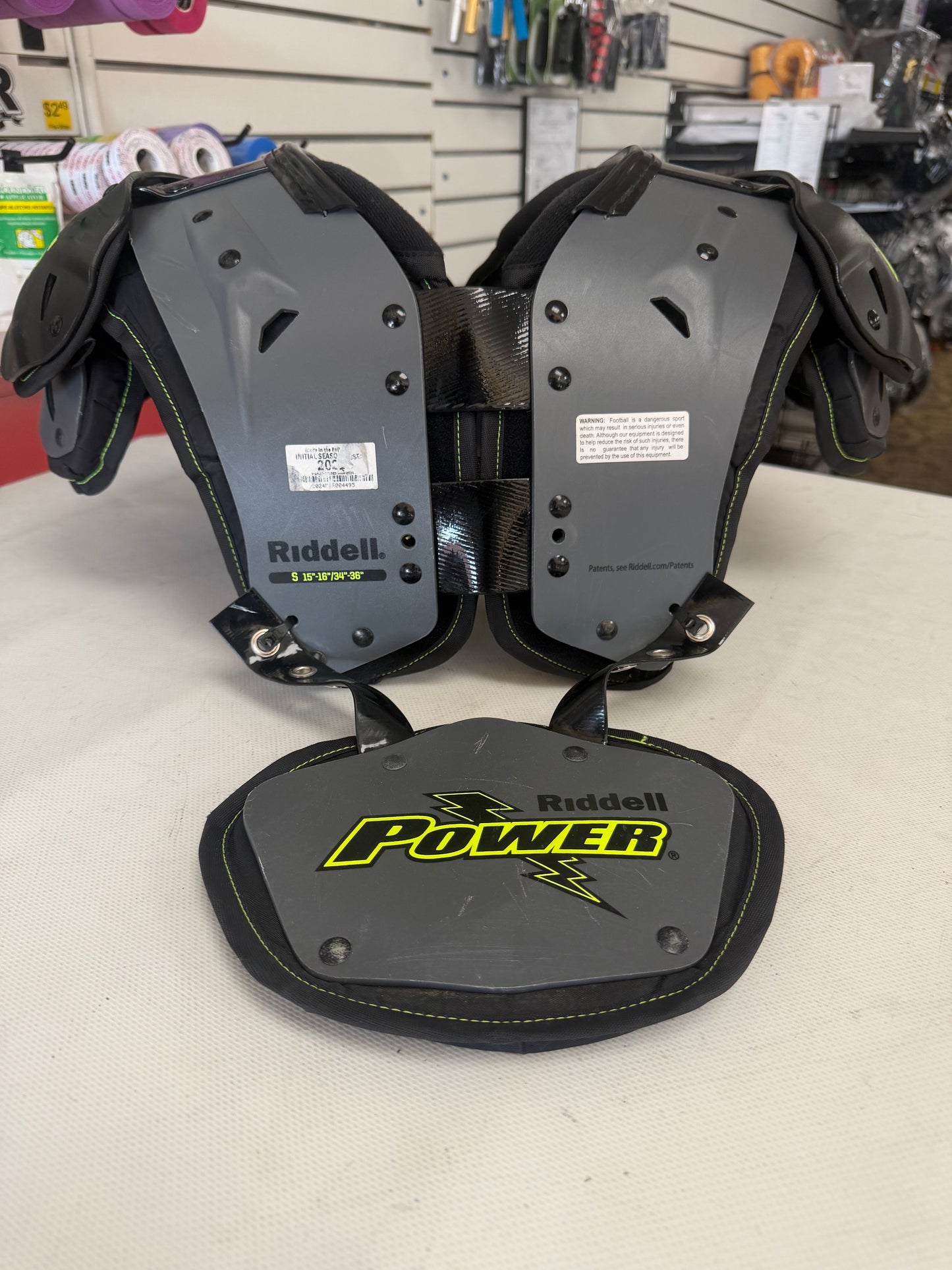 Riddell Power SPX Youth football shoulder pads (small)