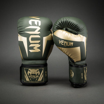 Venum Elite Boxing Gloves - with Triple Density Foam & Handmade Premium Semi Leather
