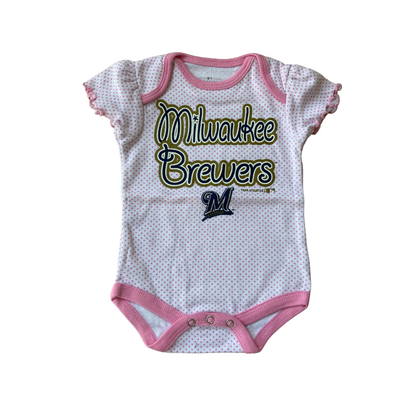 Milwaukee Brewers Short Sleeved Onesies