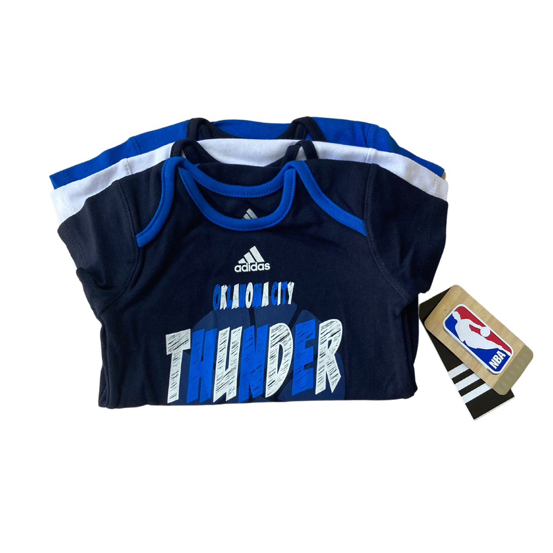 Oklahoma City Thunder Short Sleeved Onesies