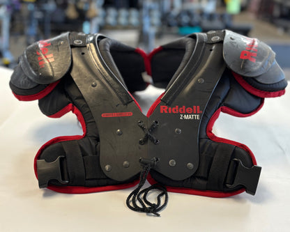 Riddell Z-Matte Shoulder Pads - Youth Large (Used)