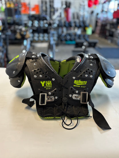 Schutt Y Flex 4.0 Shoulder Pads - Youth Medium (used)