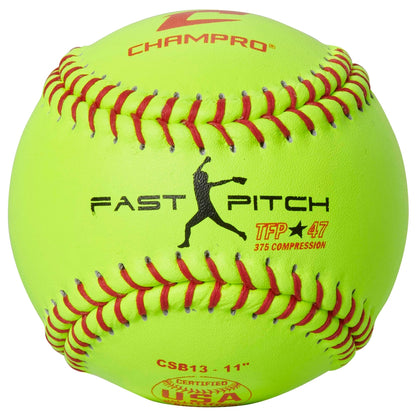 Fast Pitch Yellow Softball