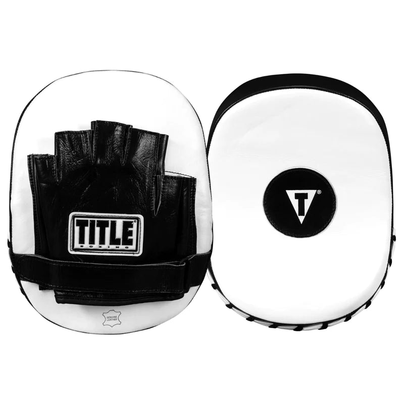 TITLE Cobra Leather Punch Mitts