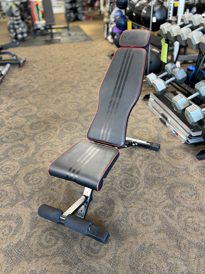 Yoleo Adjustable Weight Bench (used)