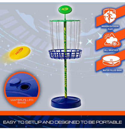 Nerf Mini Disc Golf Set